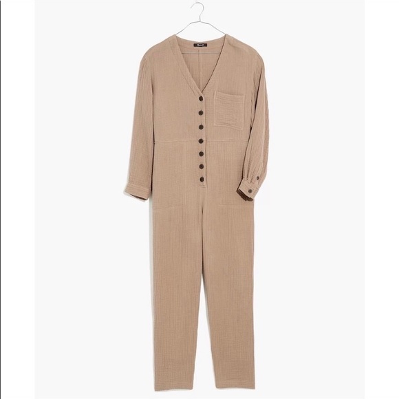 Madewell Stitched Pocket Coverall Jumpsuit - Picture 5 of 6